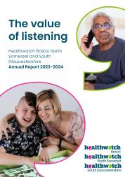 Front cover of our 2023/24 annual report